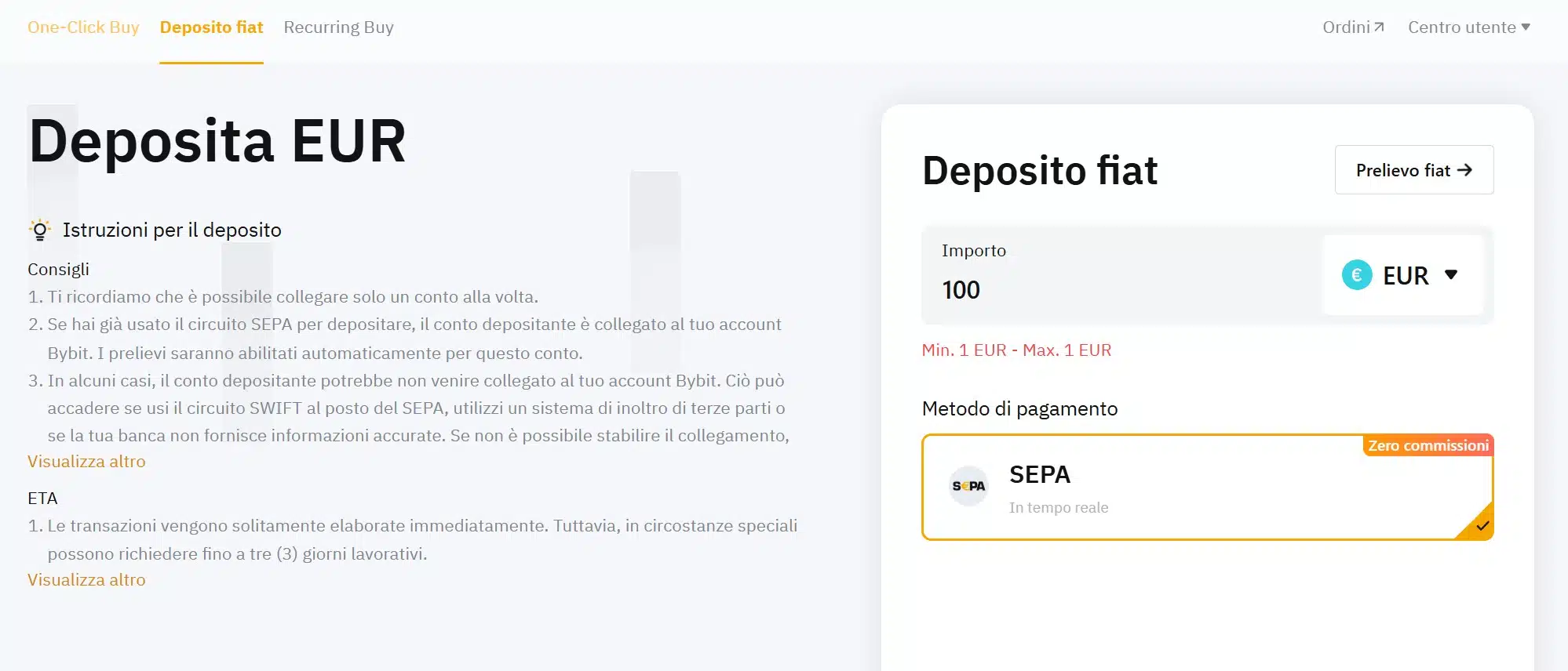 Promo Bybit Natale - deposito