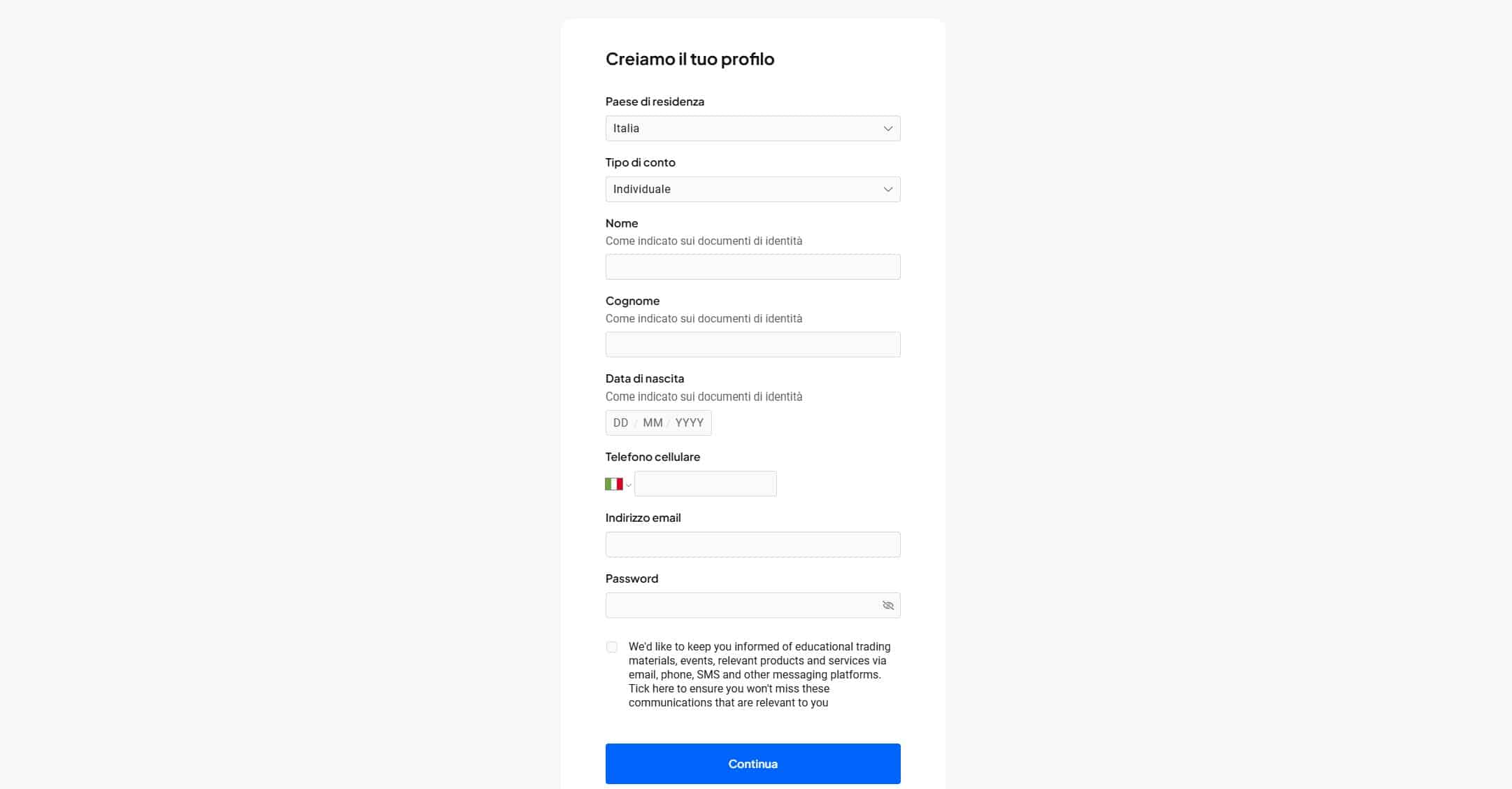 Come registrarsi su Pepperstone