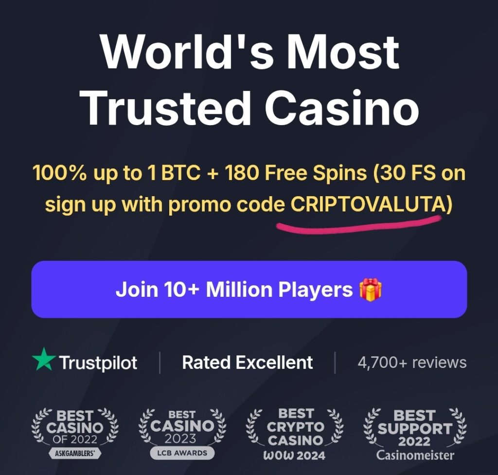 Migliori Crypto Casino Sicuri con Bonus Bitcoin - Gennaio 2026