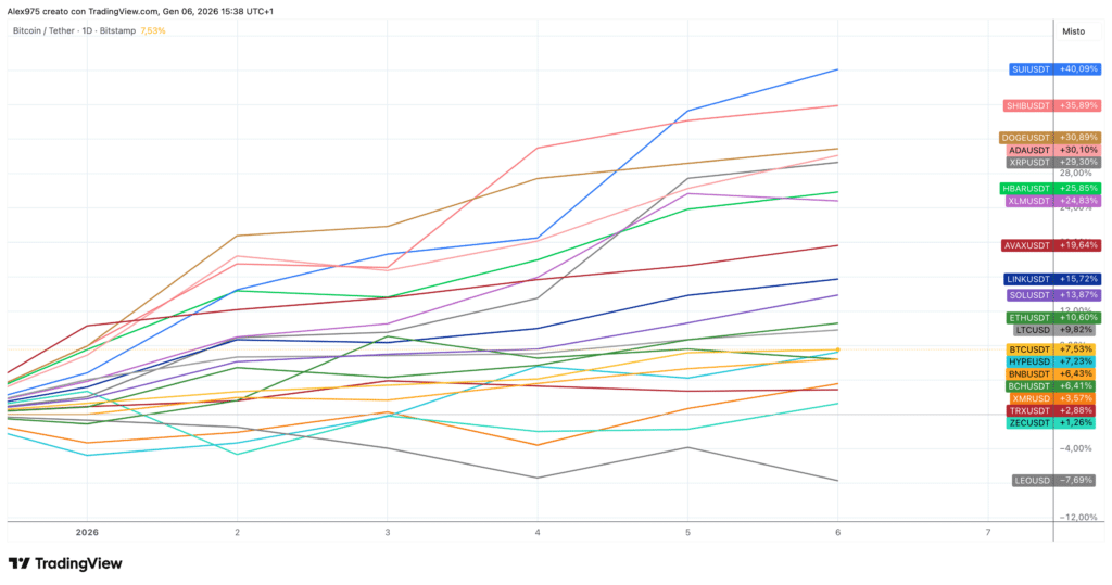 Crypto Top 20 YTD