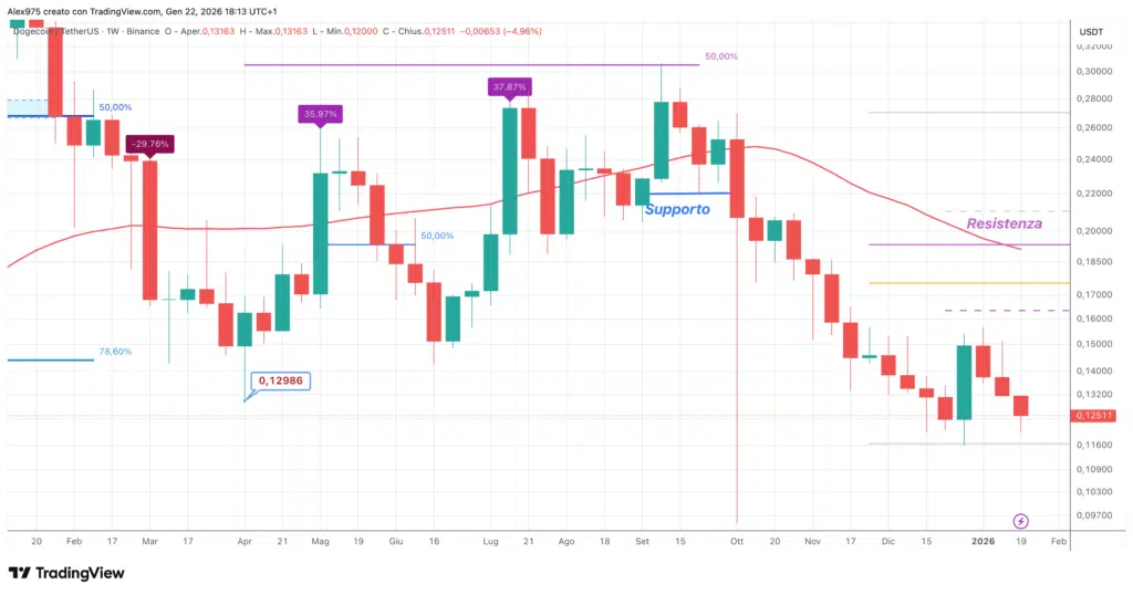 Dogecoin (DOGE) - 23 gennaio 2025