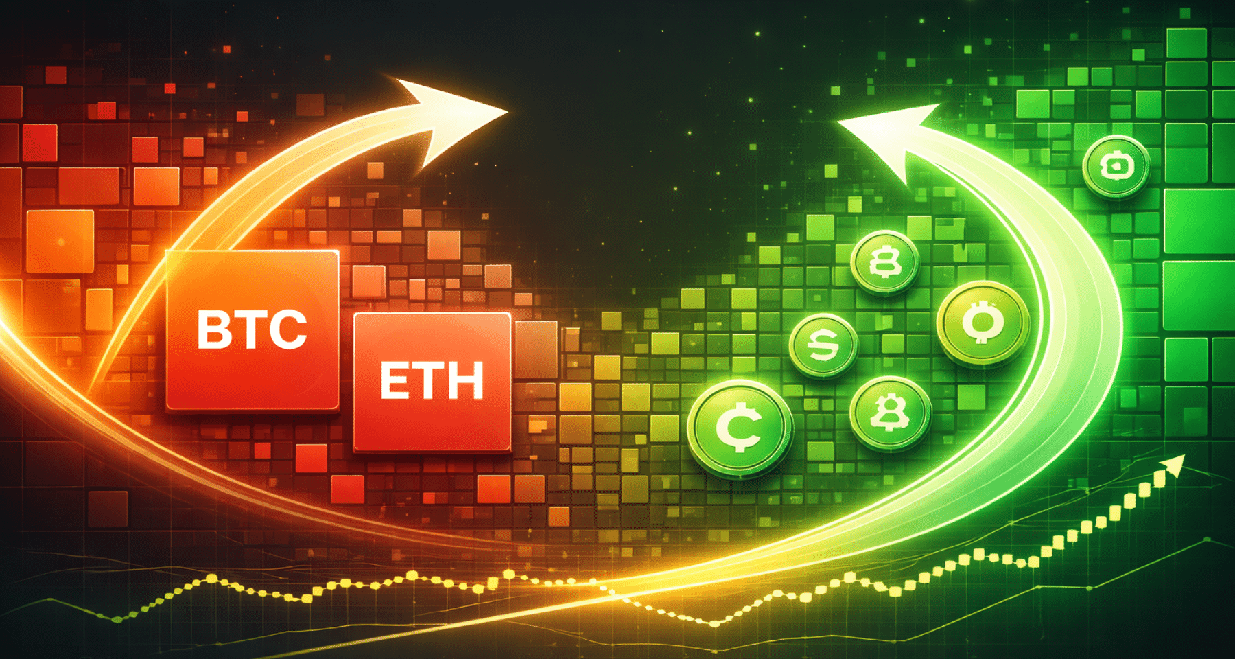 Le crypto altcoin corrono: ROTAZIONE o rischio mascherato? Cosa dicono i dati [Analisi]