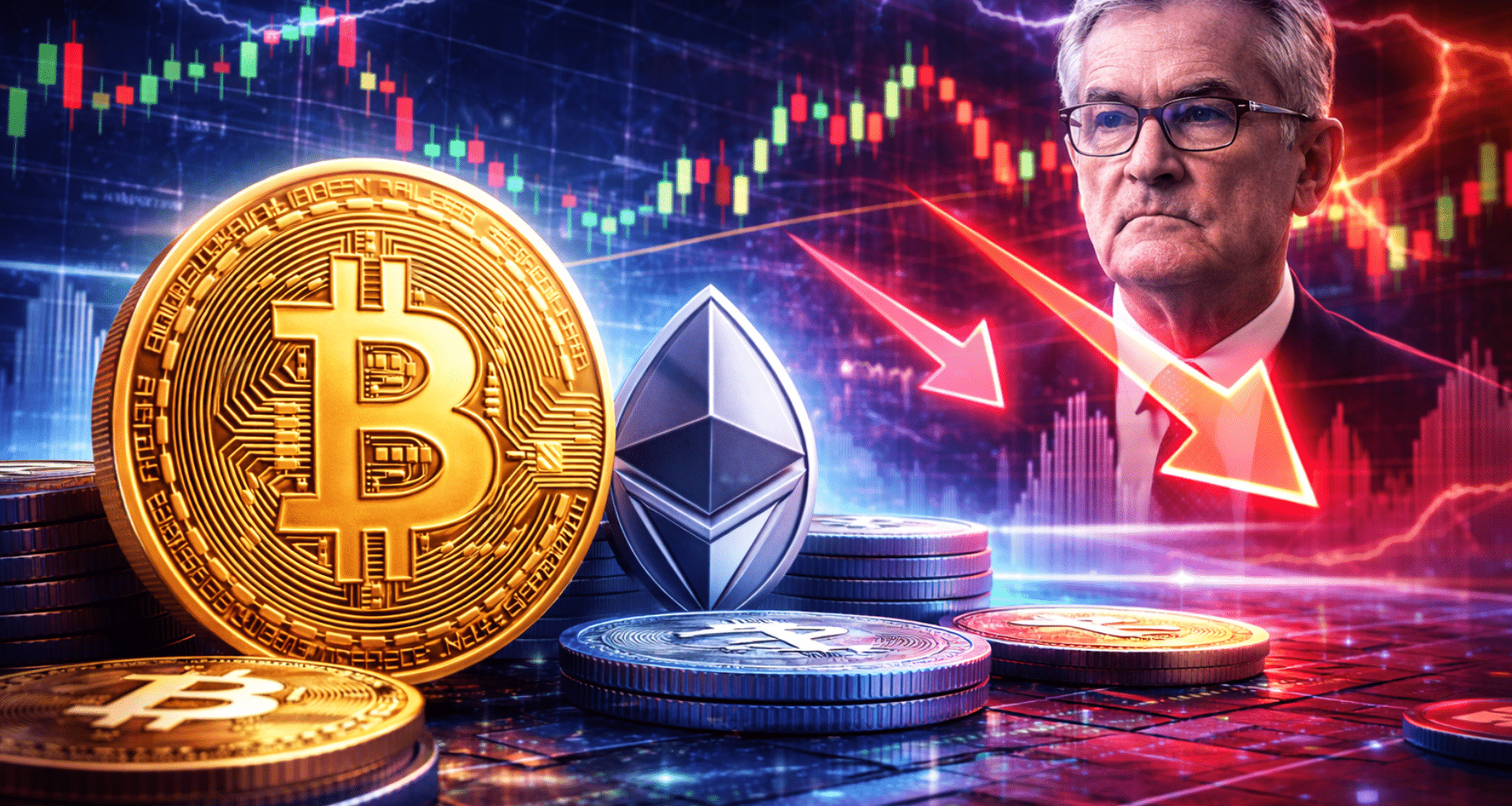 Bitcoin e Ethereum frenano su scia Wall Street e  indagine su Powell | Cosa osservare ora