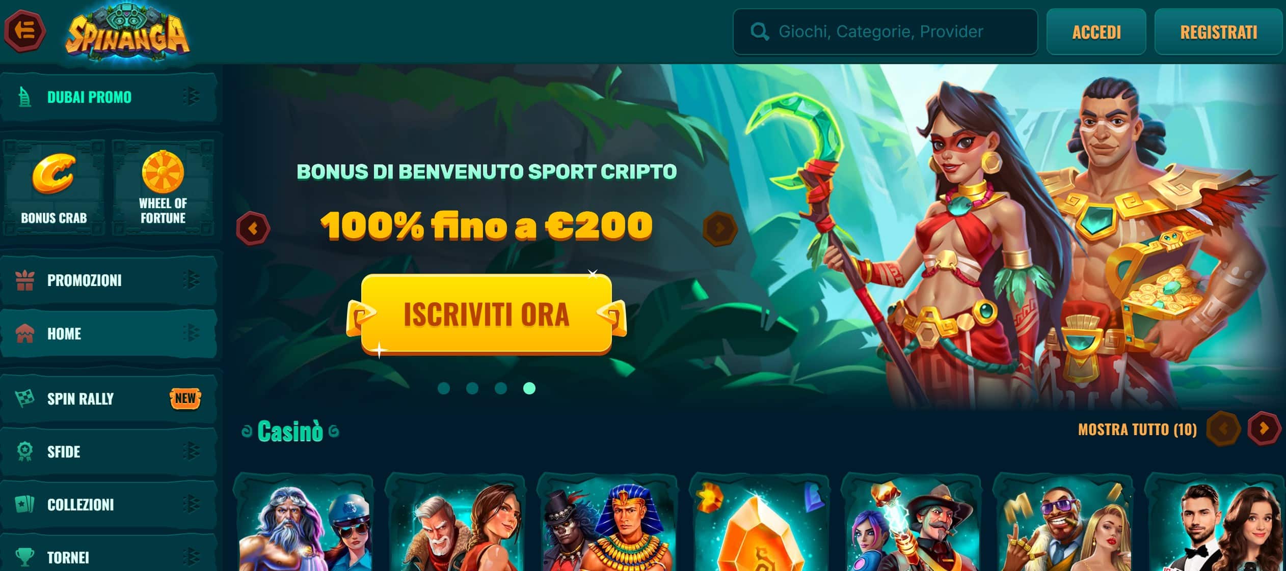 Casino online Spinanga