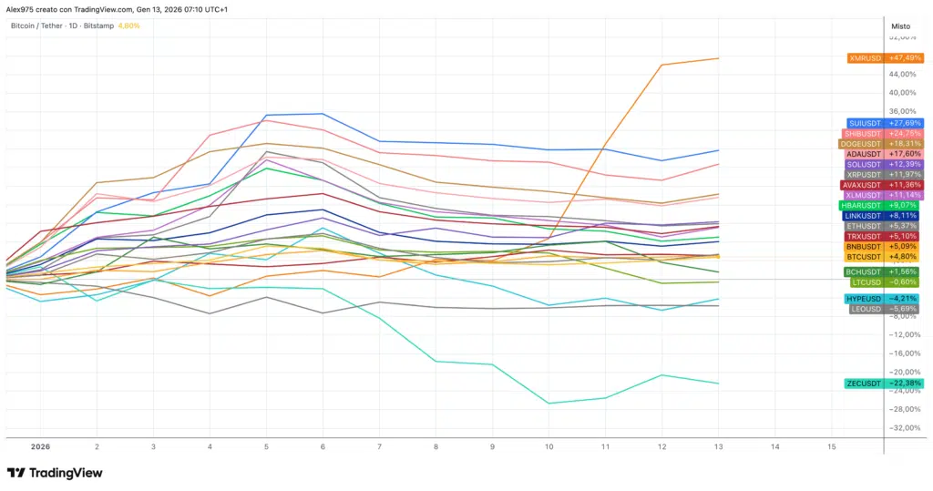 Crypto Top 20 YTD