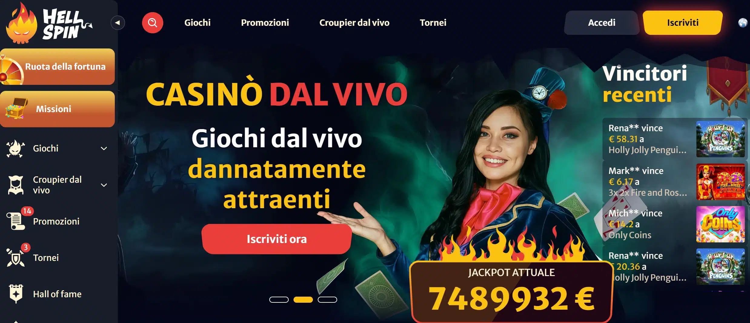 Migliori casino crypto - Hell Spin