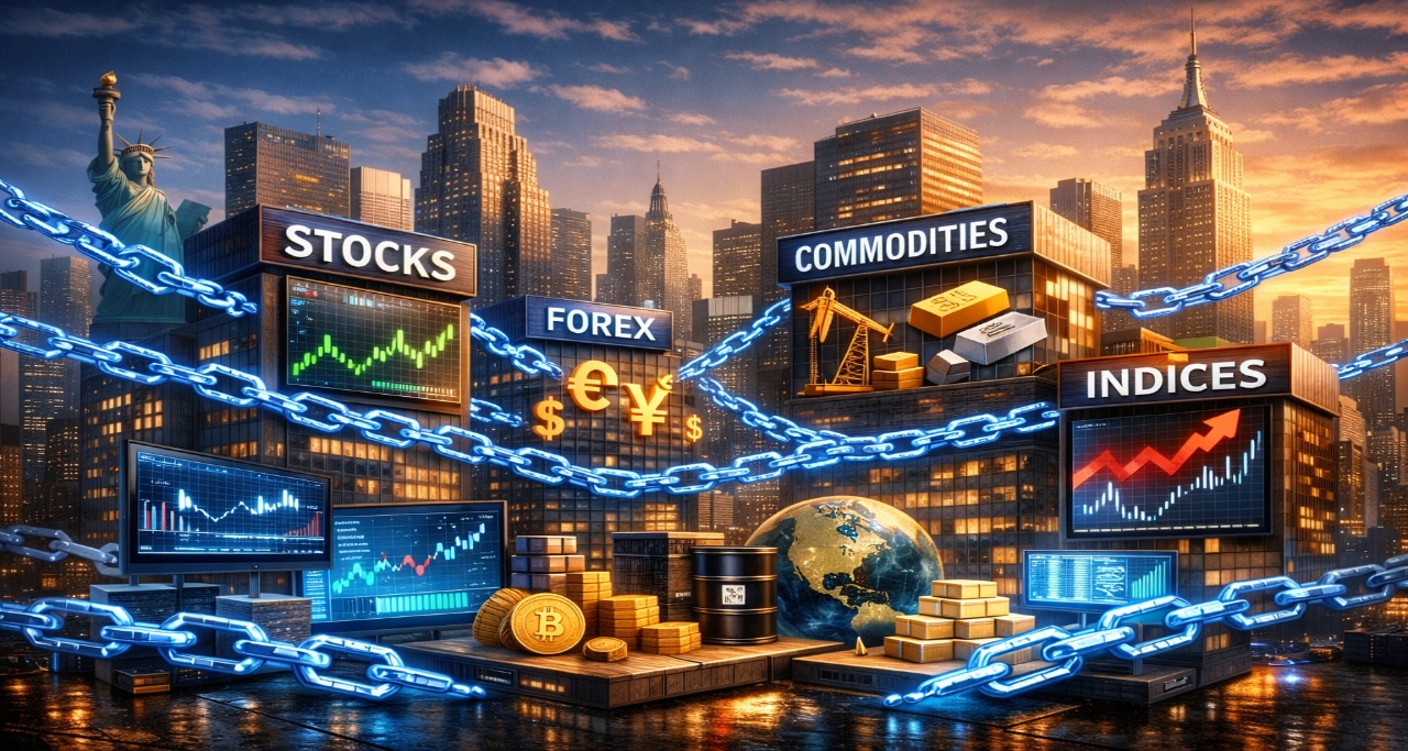 TradFi nel mondo crypto: tutti gli strumenti per fare trading di ASSET TRADIZIONALI on-chain