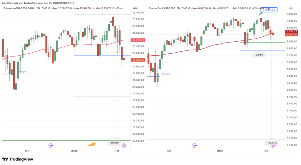 S&P 500 e Nasdaq