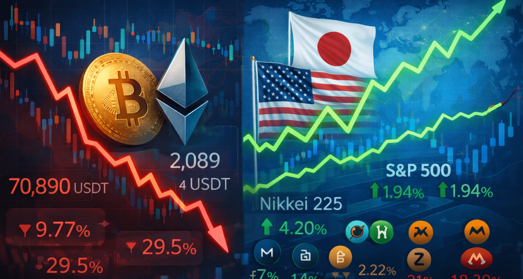 Bitcoin ed Ethereum: il rimbalzo frena. I livelli chiave da monitorare. Vola il Nikkei [Analisi]