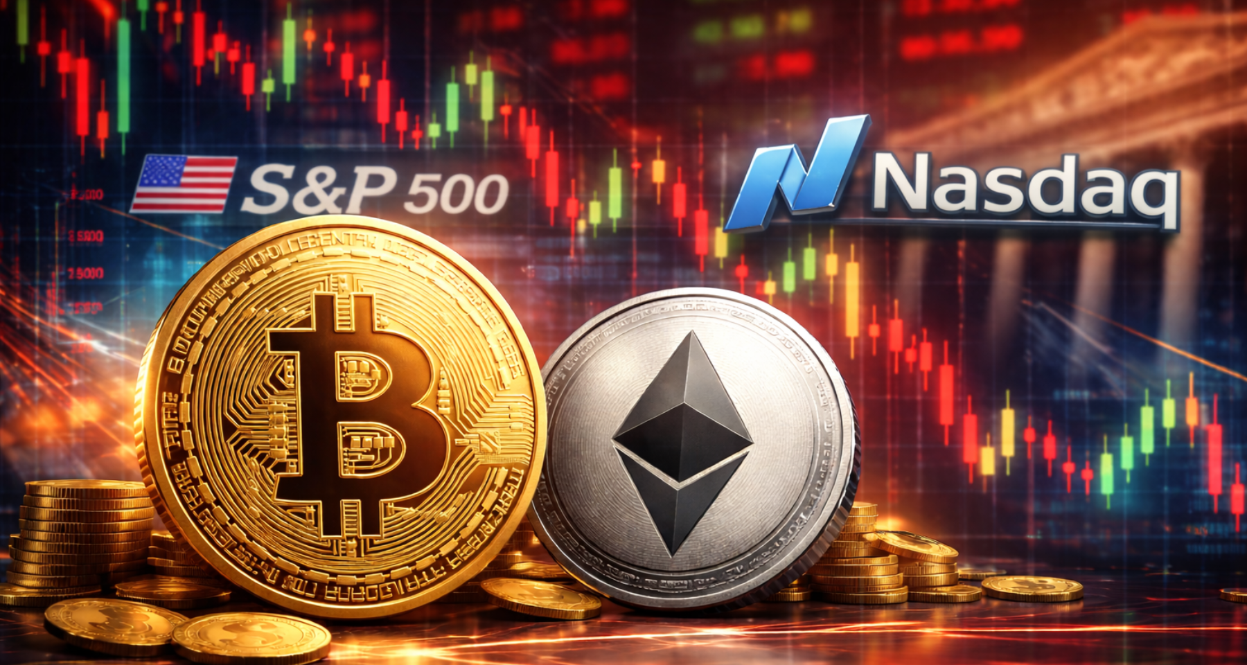 Bitcoin Euro in fase di congestione: Wall Street apre in rosso | I livelli da monitorare oggi