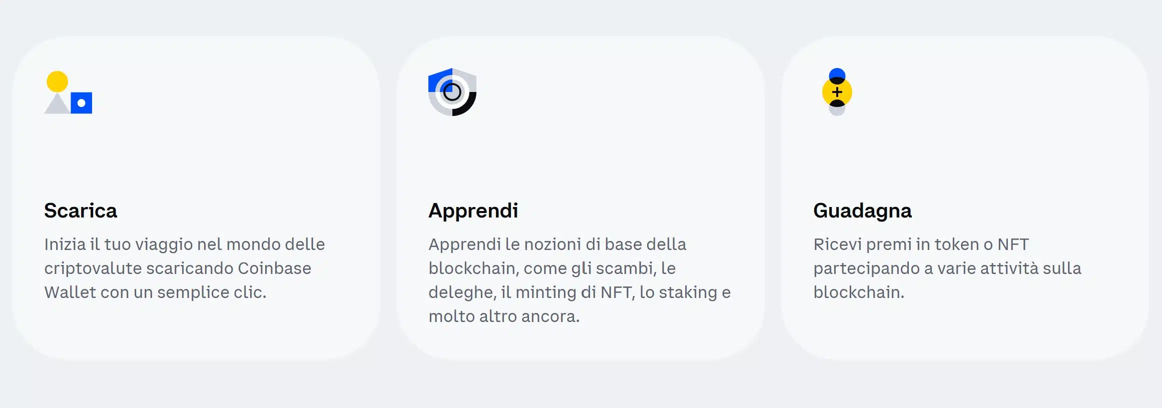Coinbase Bonus - Premi di apprendimento