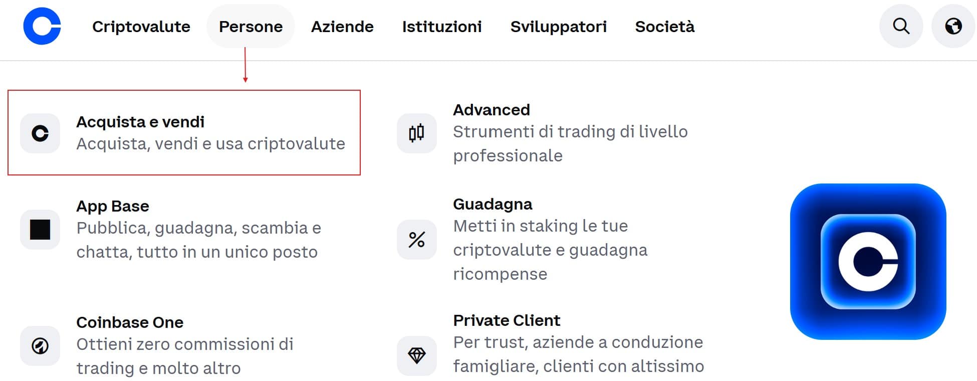 Come comprare criptovalute su Coinbase