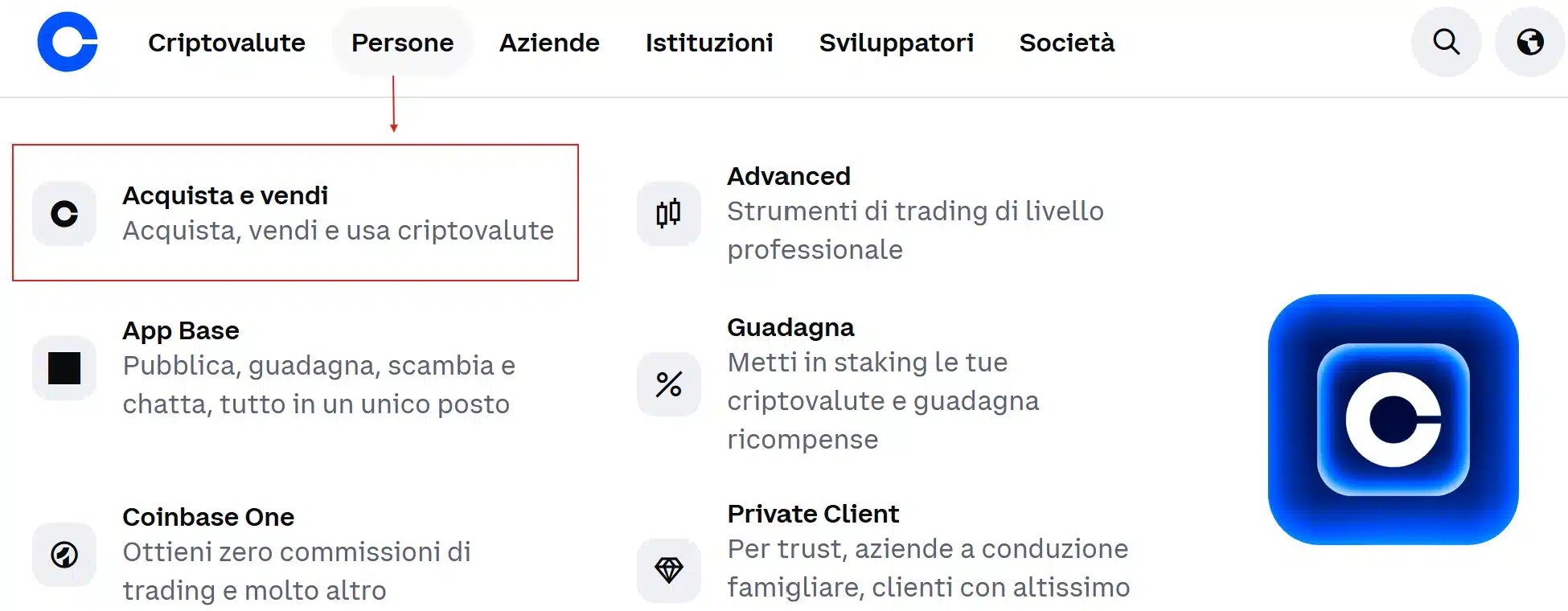 Come comprare criptovalute su Coinbase