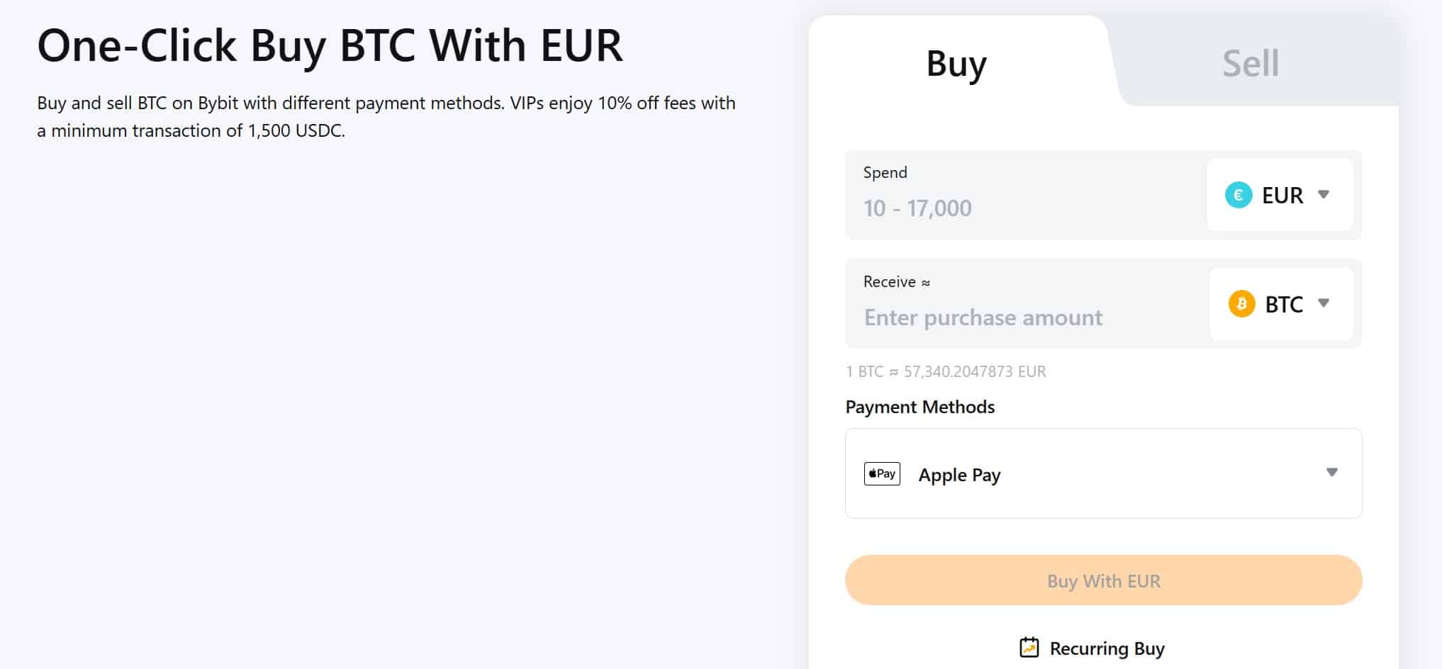 Comprare criptovalute su Bybit