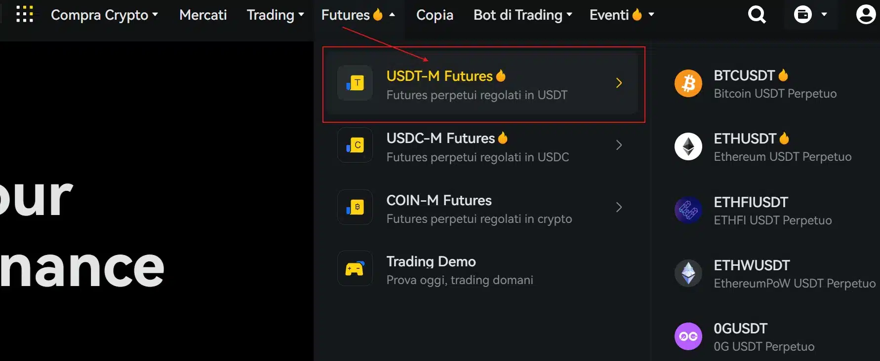 Futures a leva su BYDFi