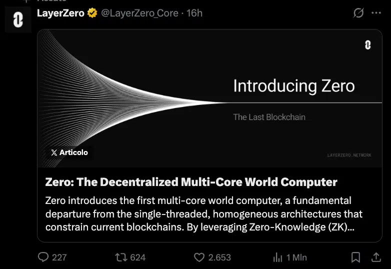 LayerZero introduce Zero