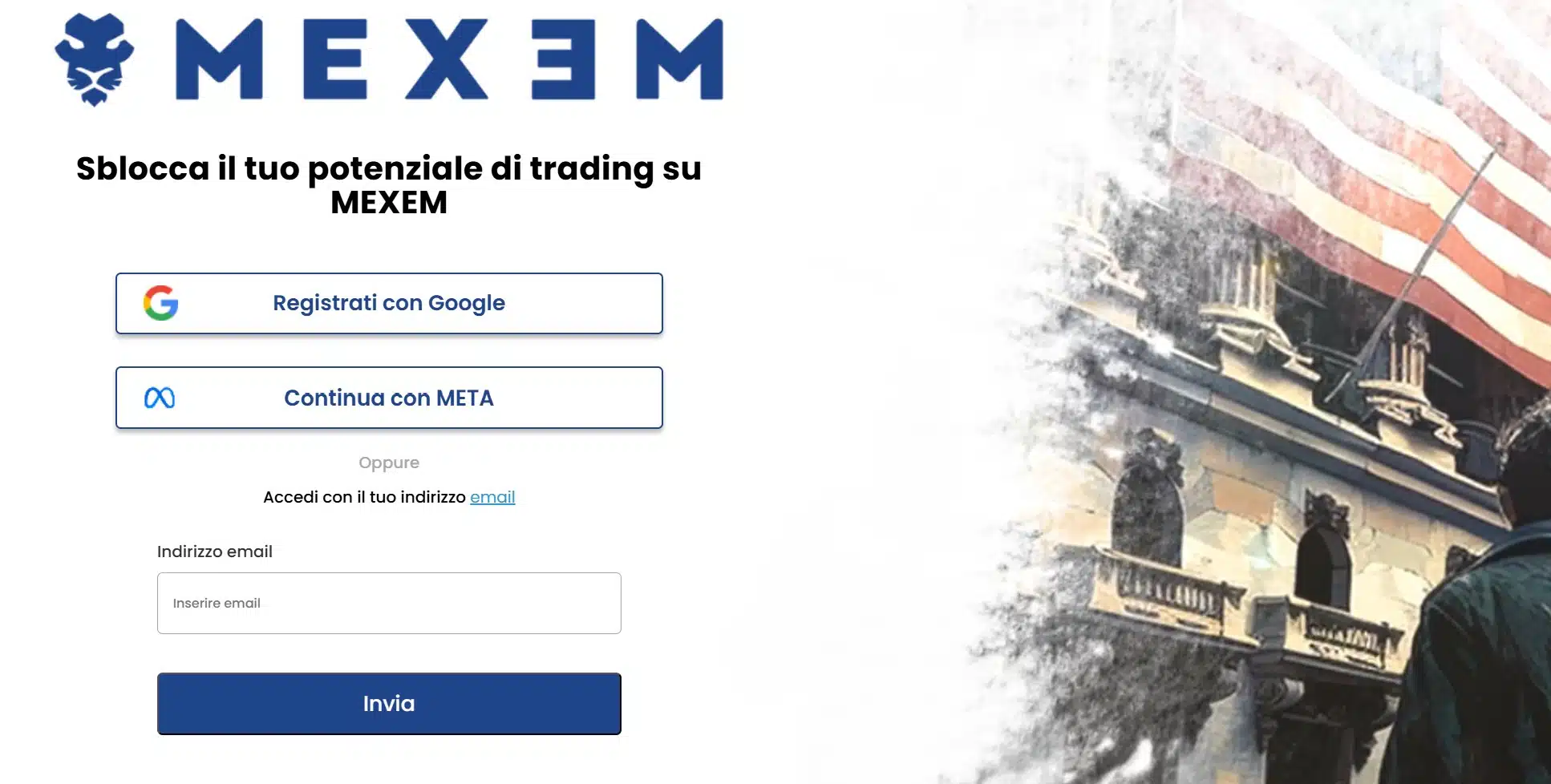 MEXEM - Registrazione