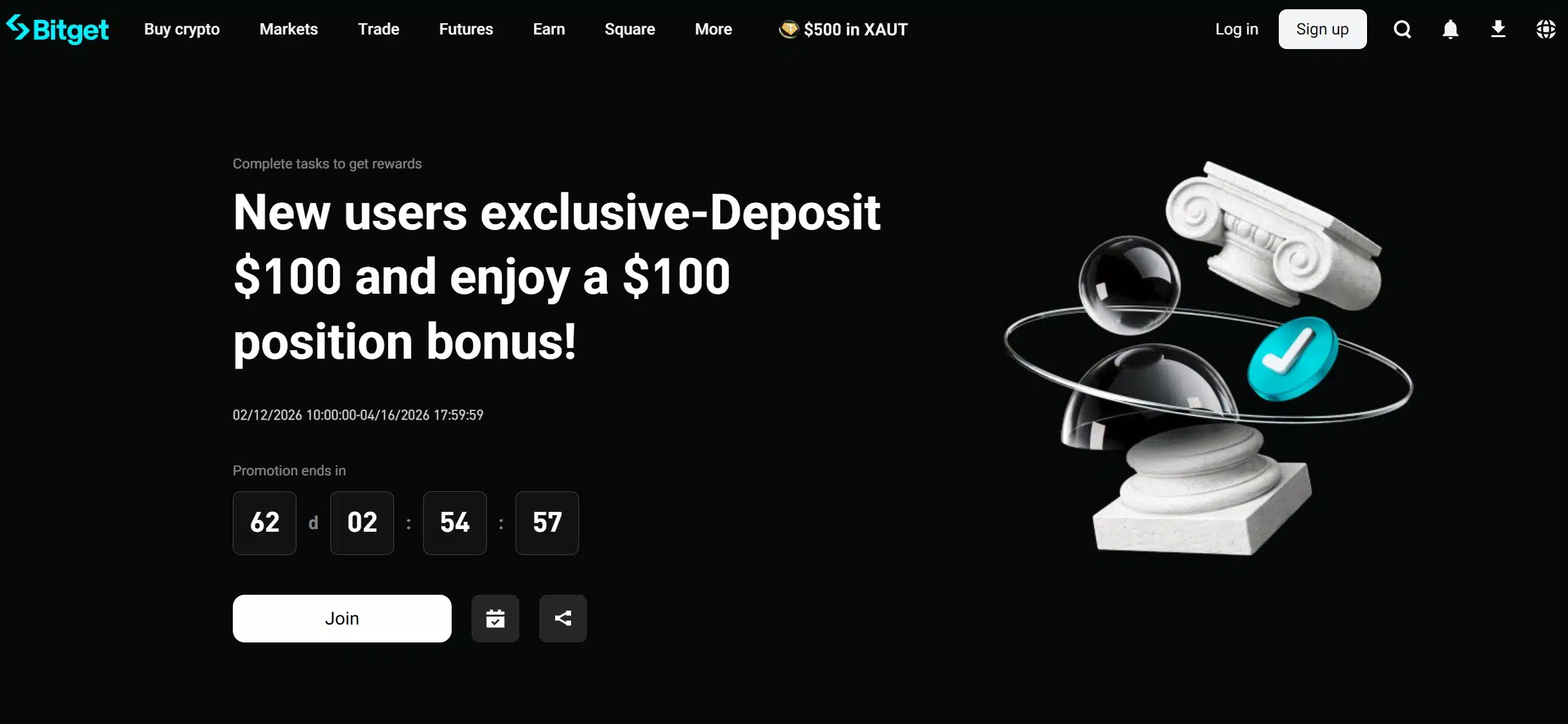 Migliori bonus crypto - Bitget