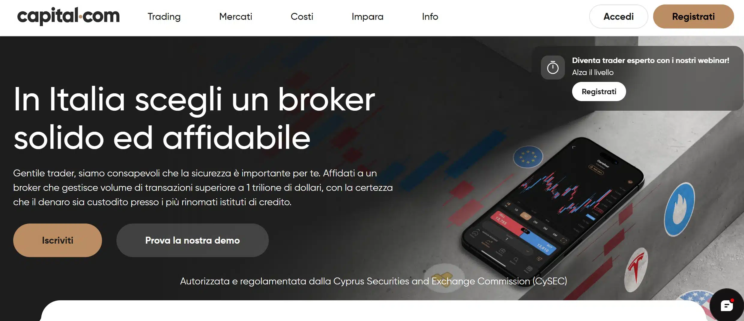 Migliori piattaforme crypto - Capital.com