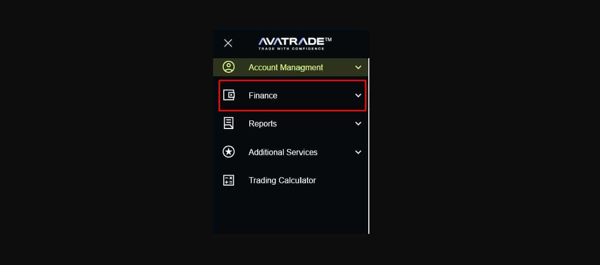 Prelievo su AvaTrade
