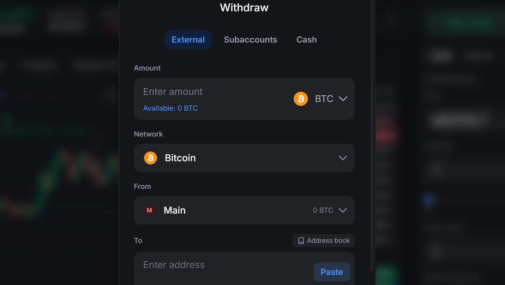 Prelievo su Backpack