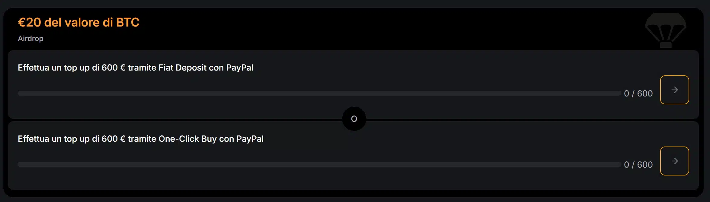 Bybit PayPal Top-up - bonus 20€