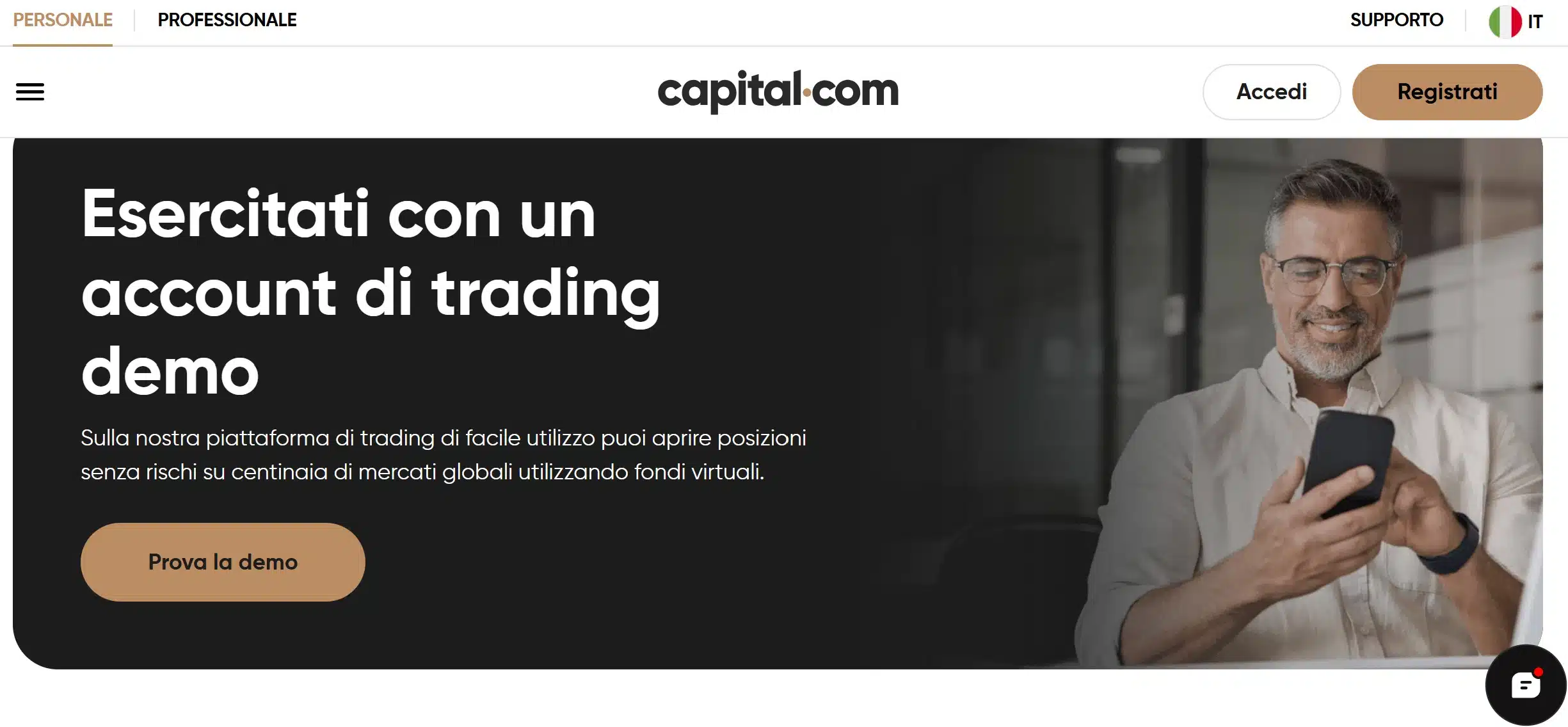 Capital.com Conto Demo