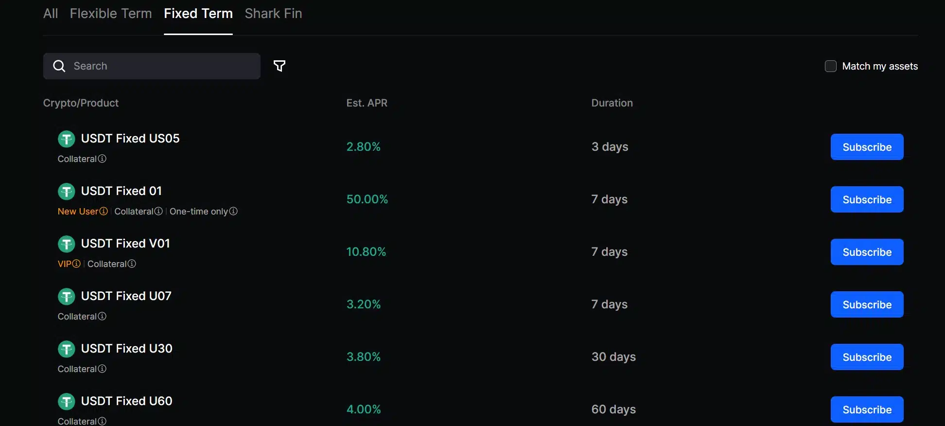 Earn a scadenza - BingX