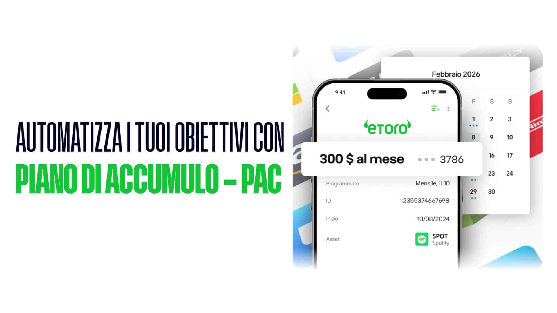 eToro PAC: Come Fare un Piano di Accumulo - Anche Crypto