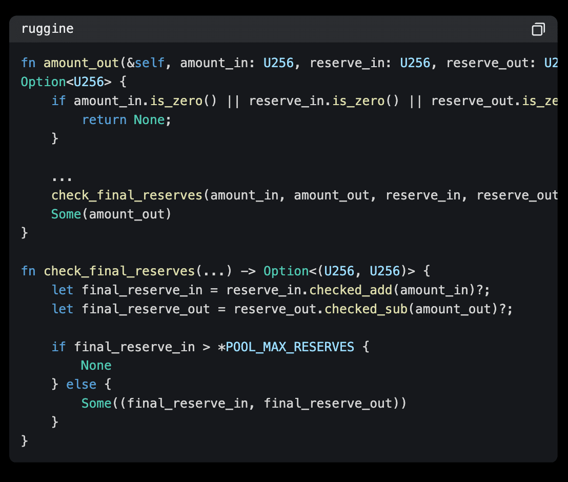 Codice solver CoW