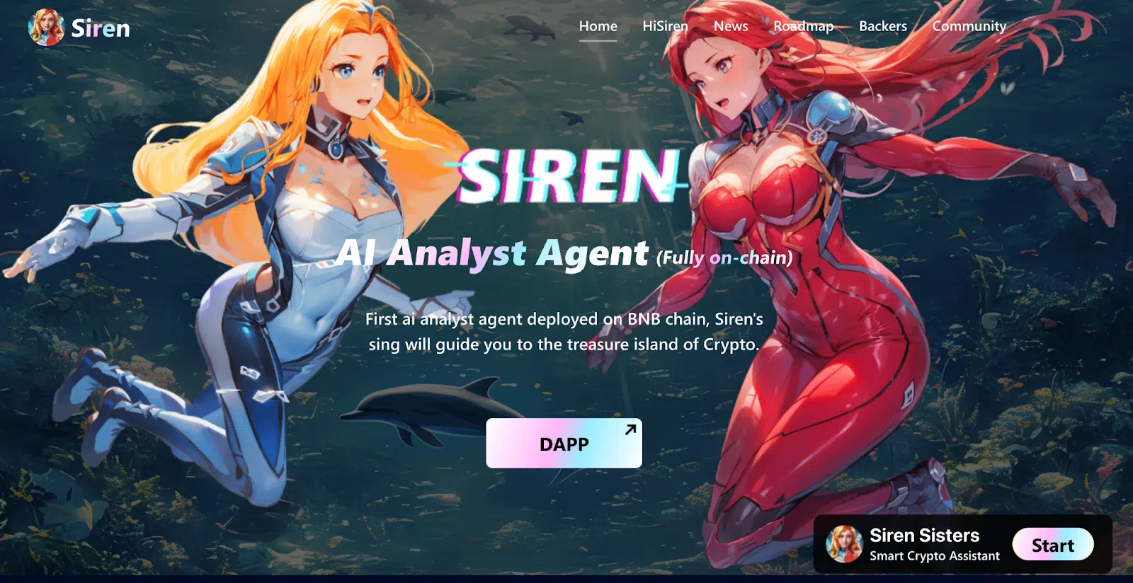 Siren home page progetto
