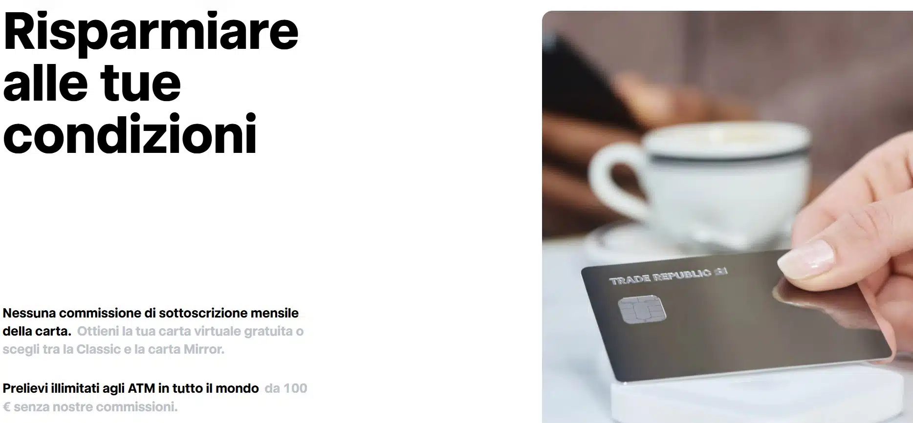 Trade Republic - Carte di pagamento