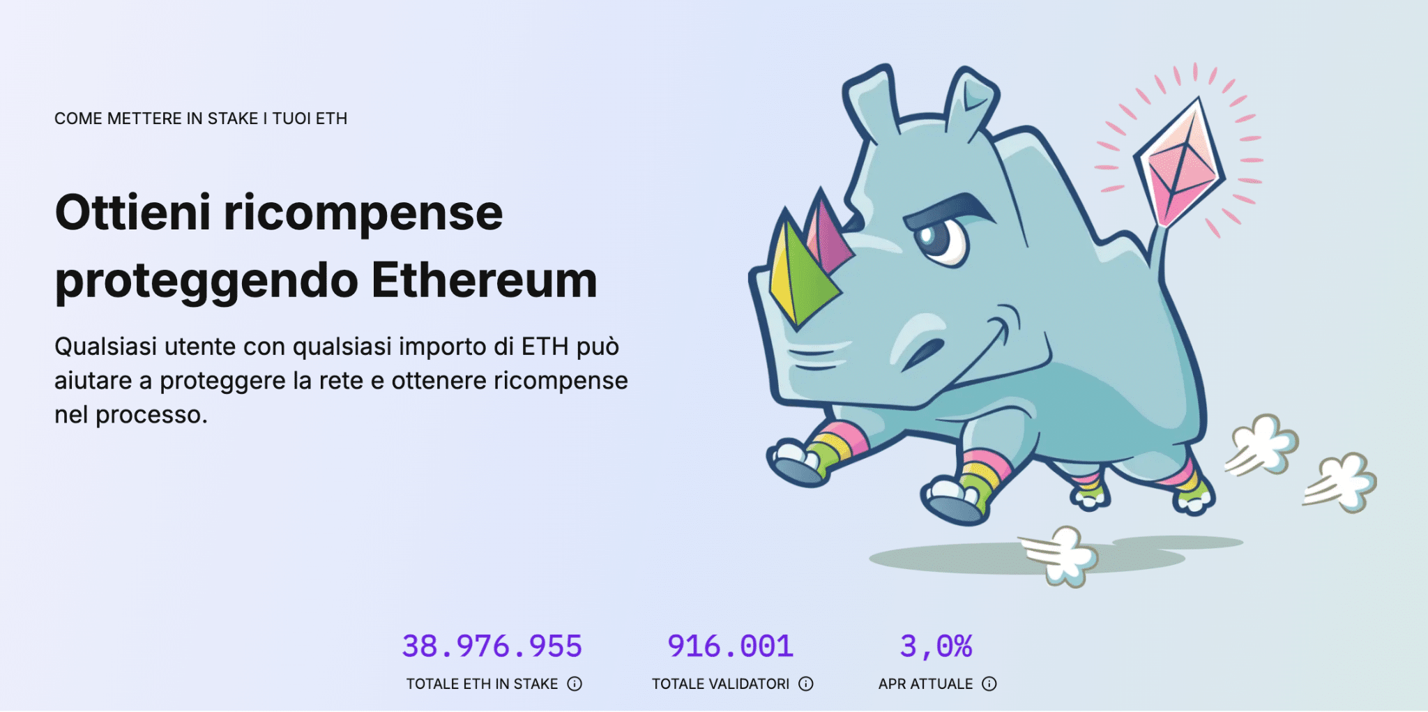 Ethereum staking rendimento PoS
