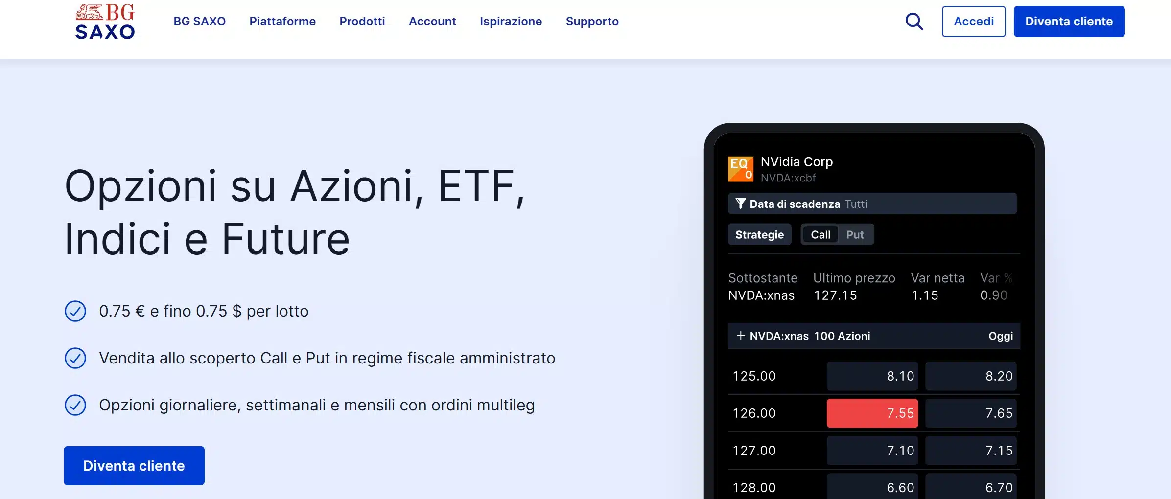 BG Saxo - migliori piattaforme trading opzioni