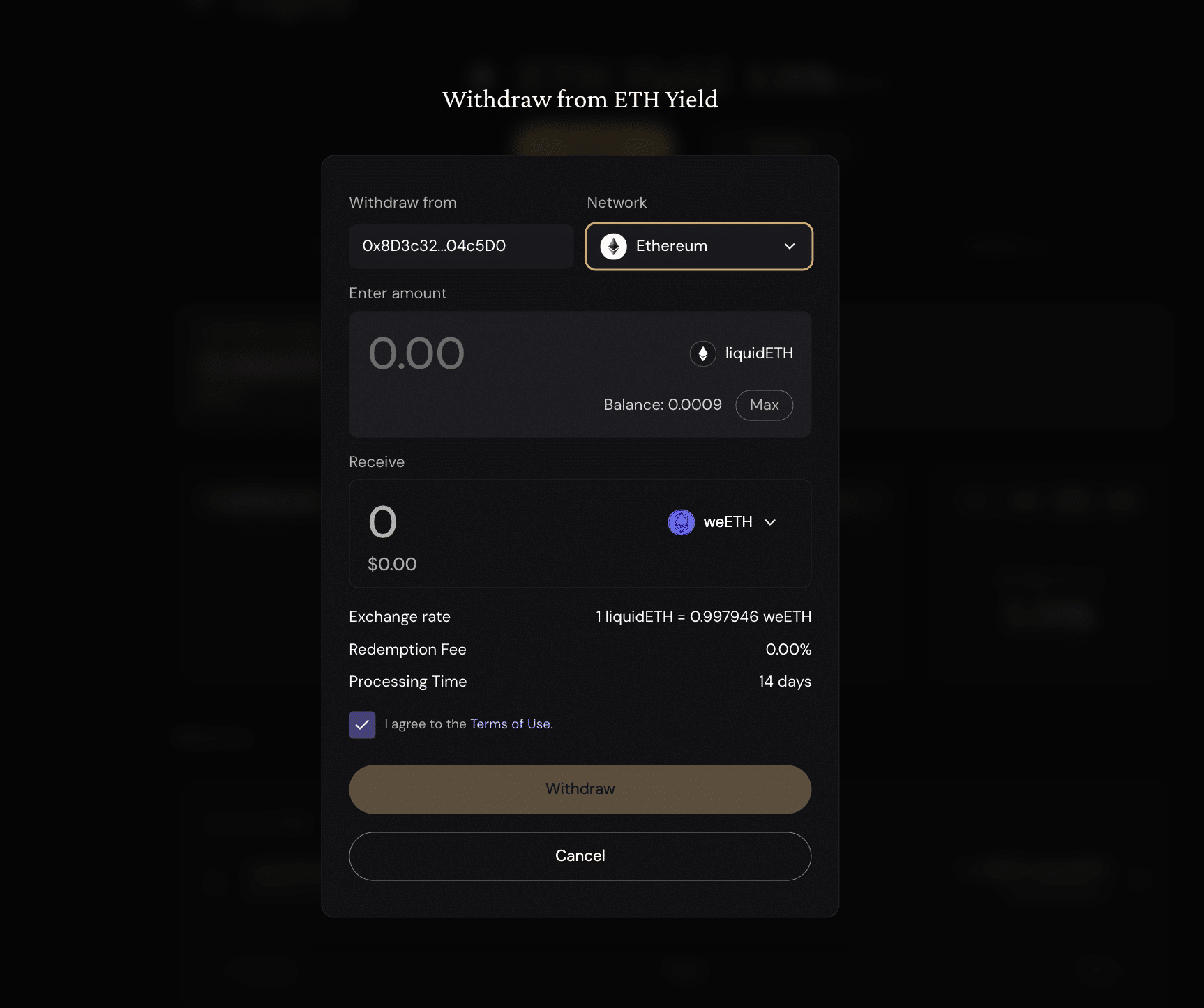 Liquid vault Ether.fi