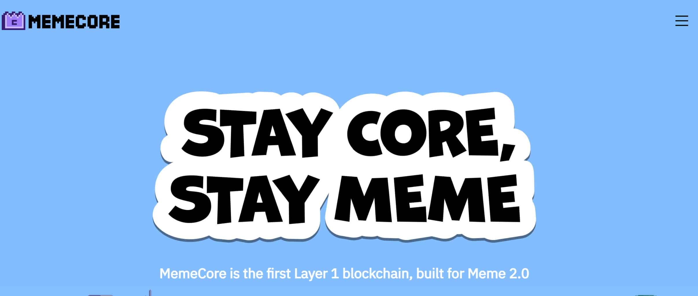 Meme coin MemeCore