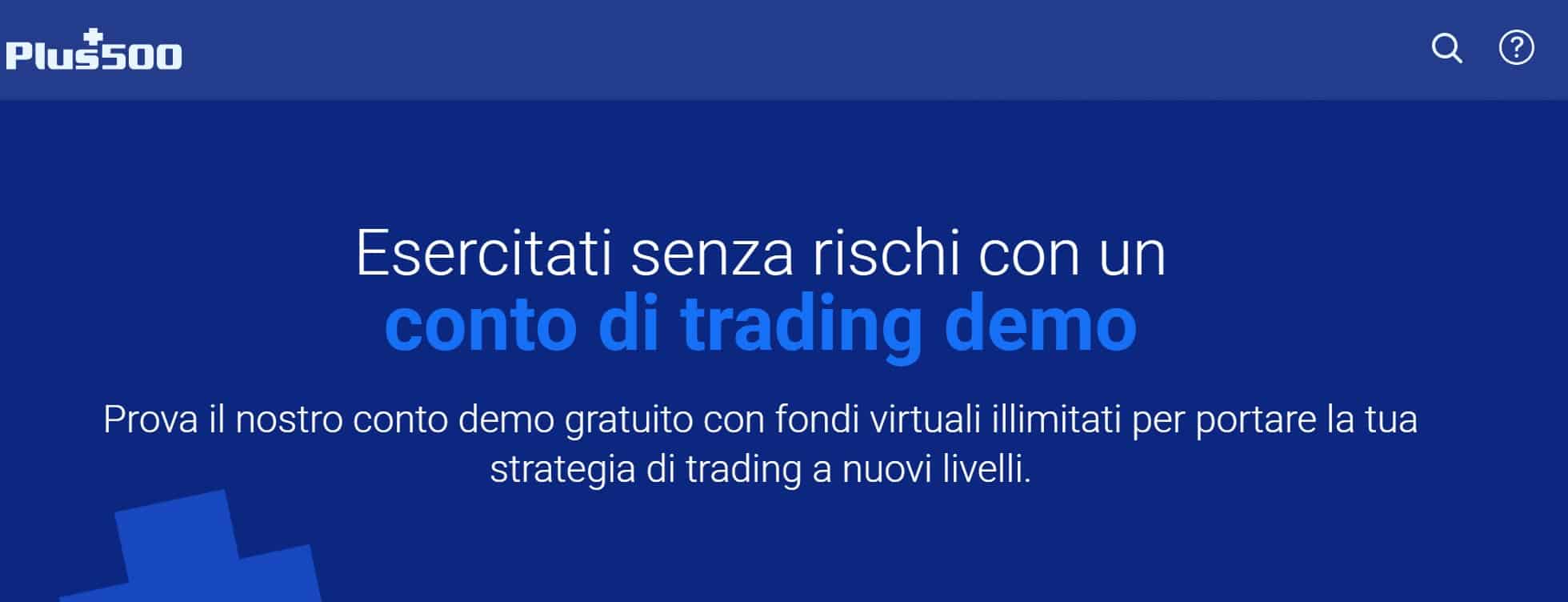 Plus500 - Demo account