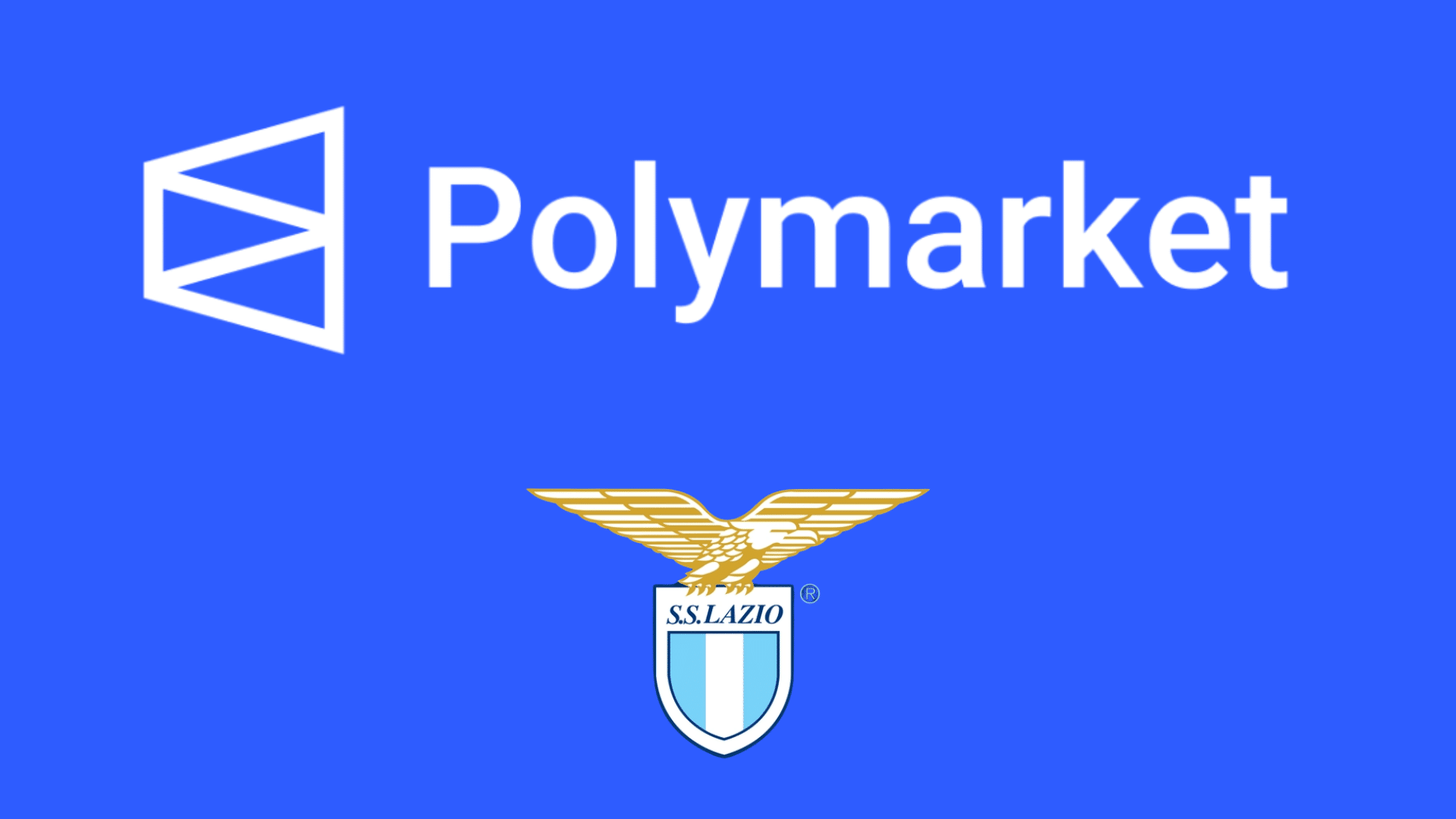 Polymarket sarà sponsor della Lazio: 22 milioni di dollari sul piatto da prediction market crypto