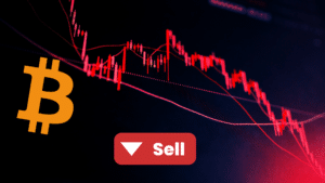 Bitcoin prezzi rosso BTC crypto