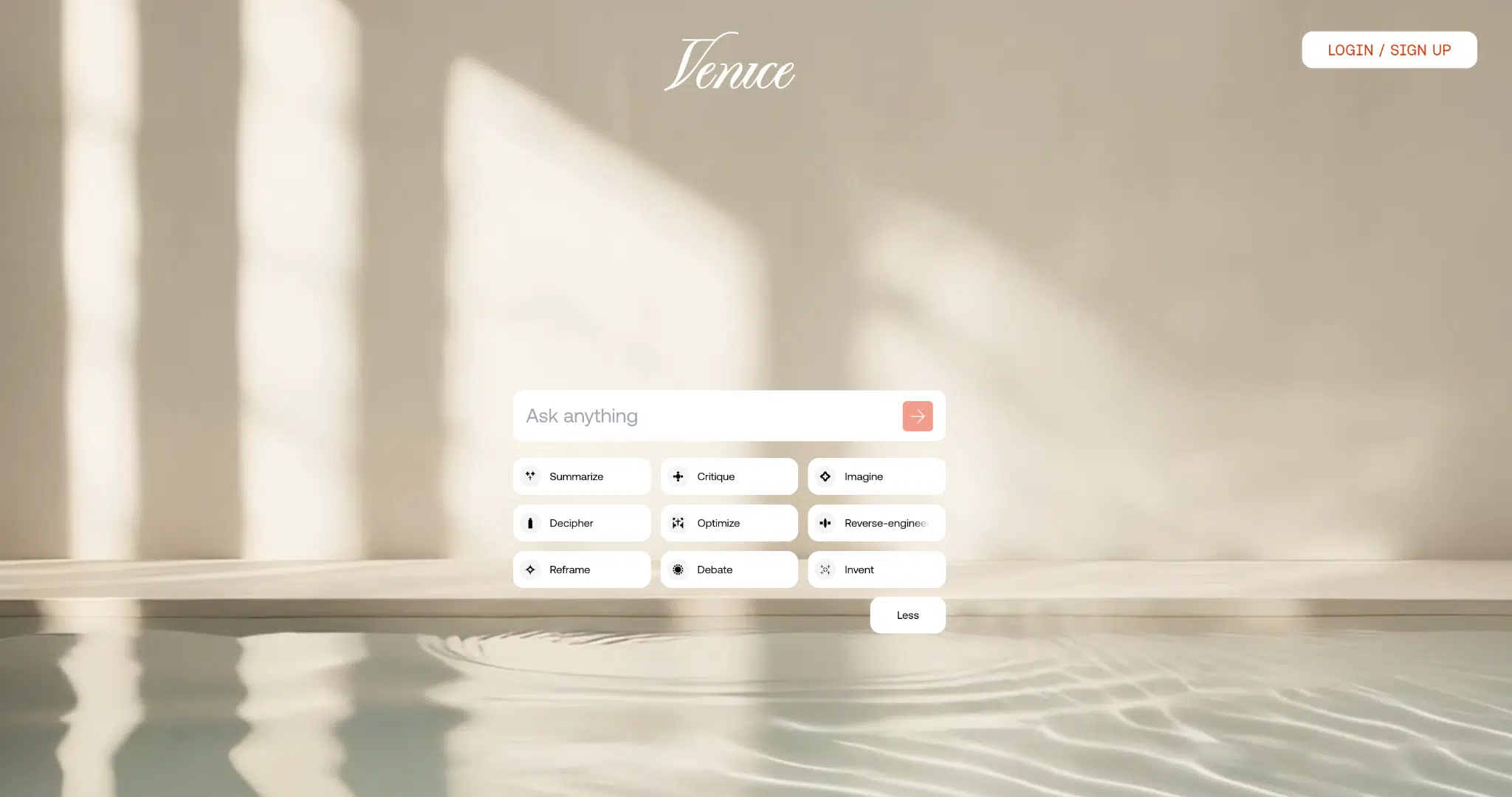 Venice AI home piattaforma web3