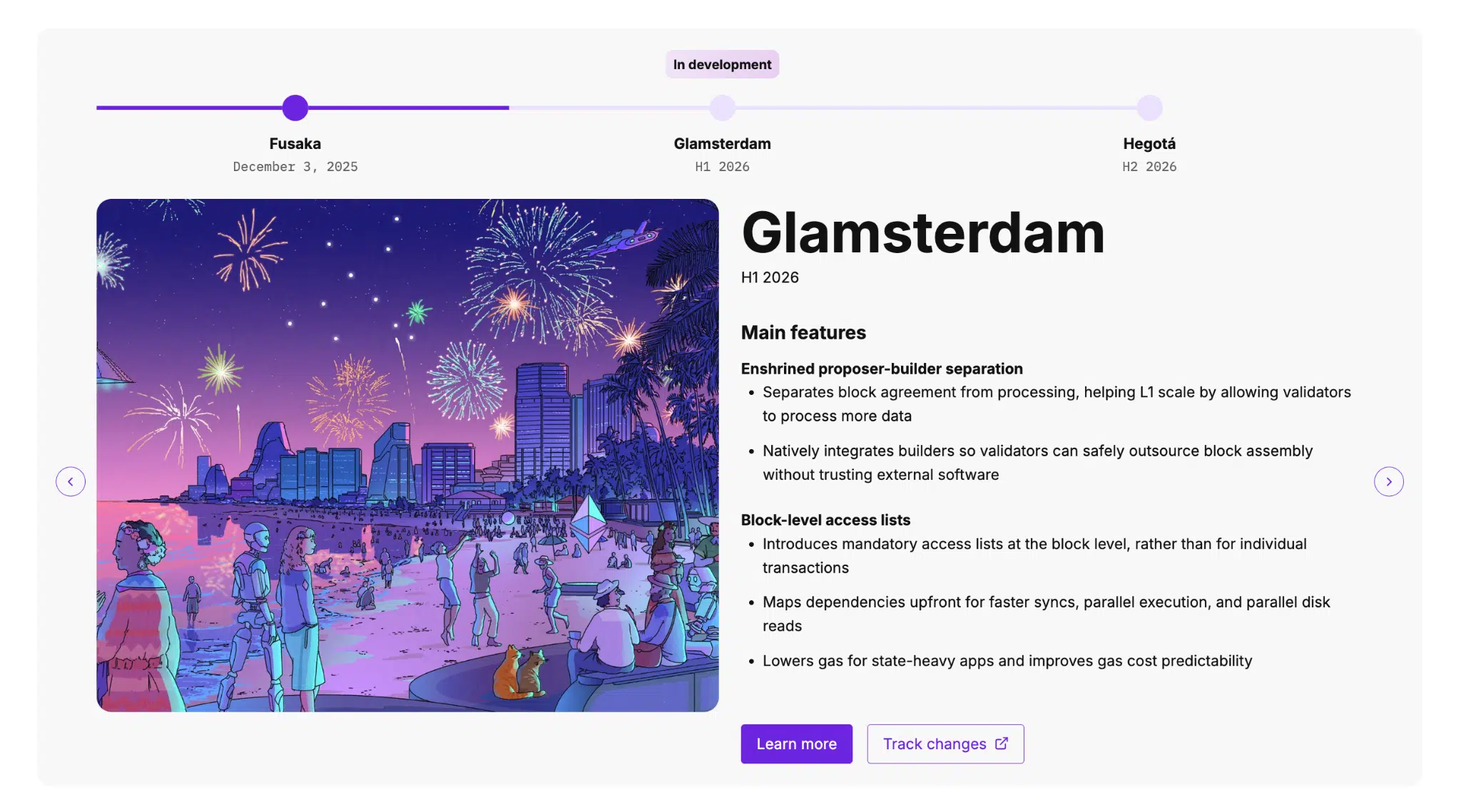 Glamsterdam Ethereum Foundation roadmap