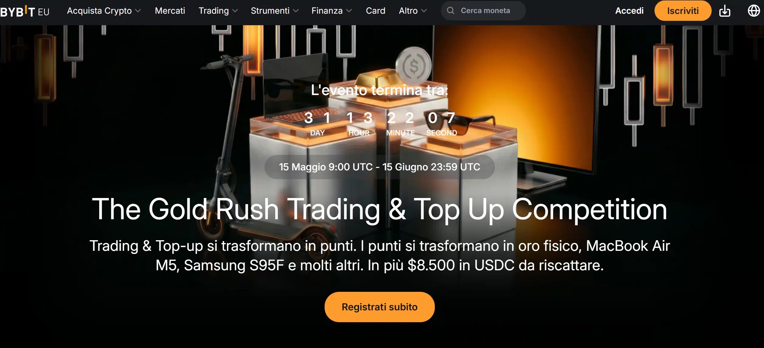 Bybit The Gold Rush Trading & Competizione