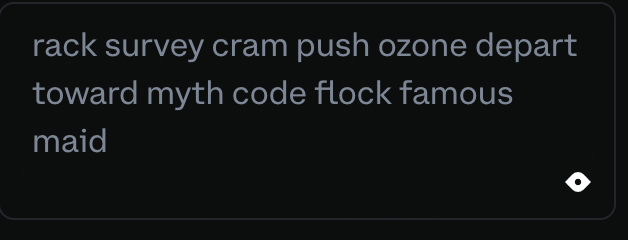 passphrase