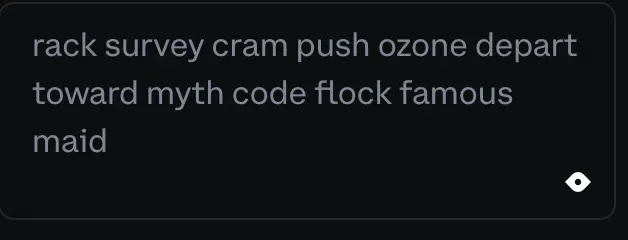 passphrase