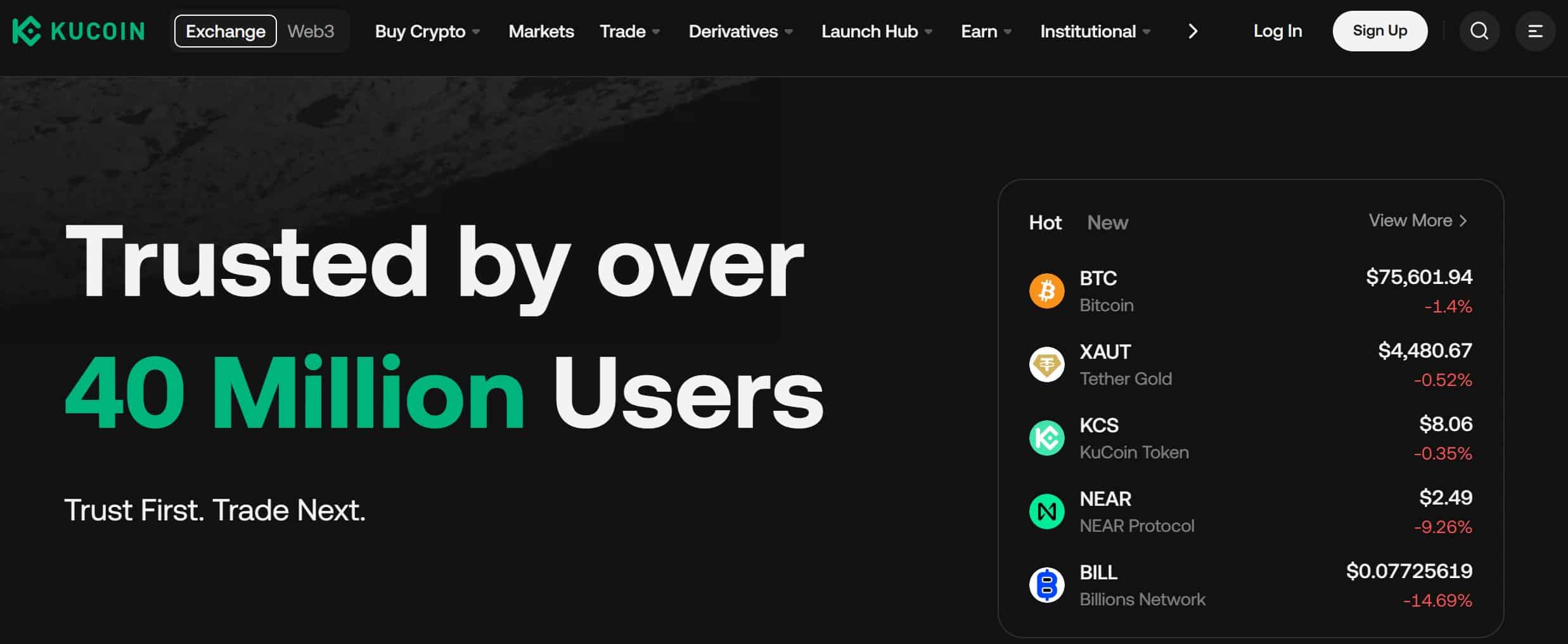 Piattaforma trading AI crypto - KuCoin