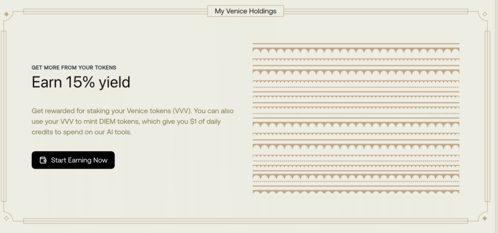 Staking VVV Venice