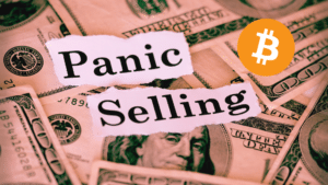 Bitcoin panic selling crypto BTC vendite