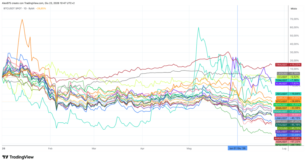 Crypto Top 20 YTD