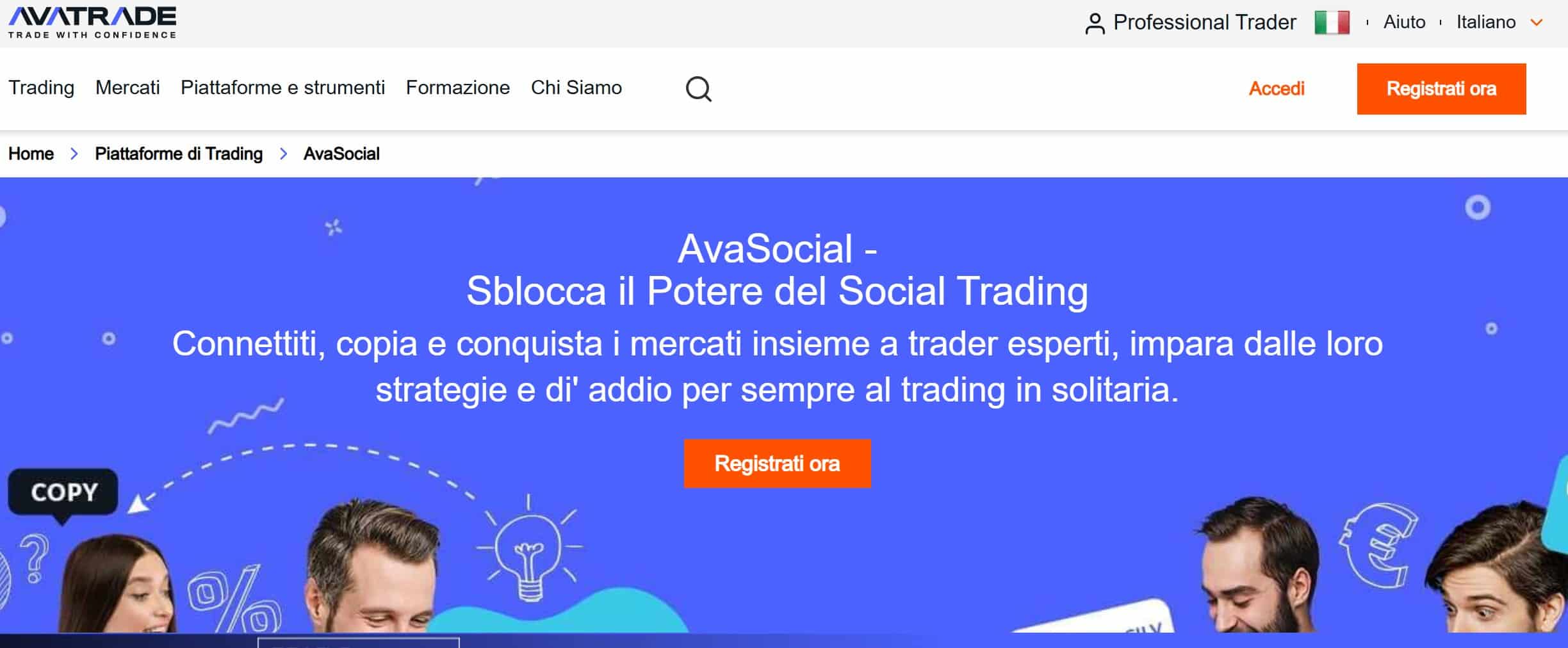 AvaTrade - migliori piattaforme copy trading