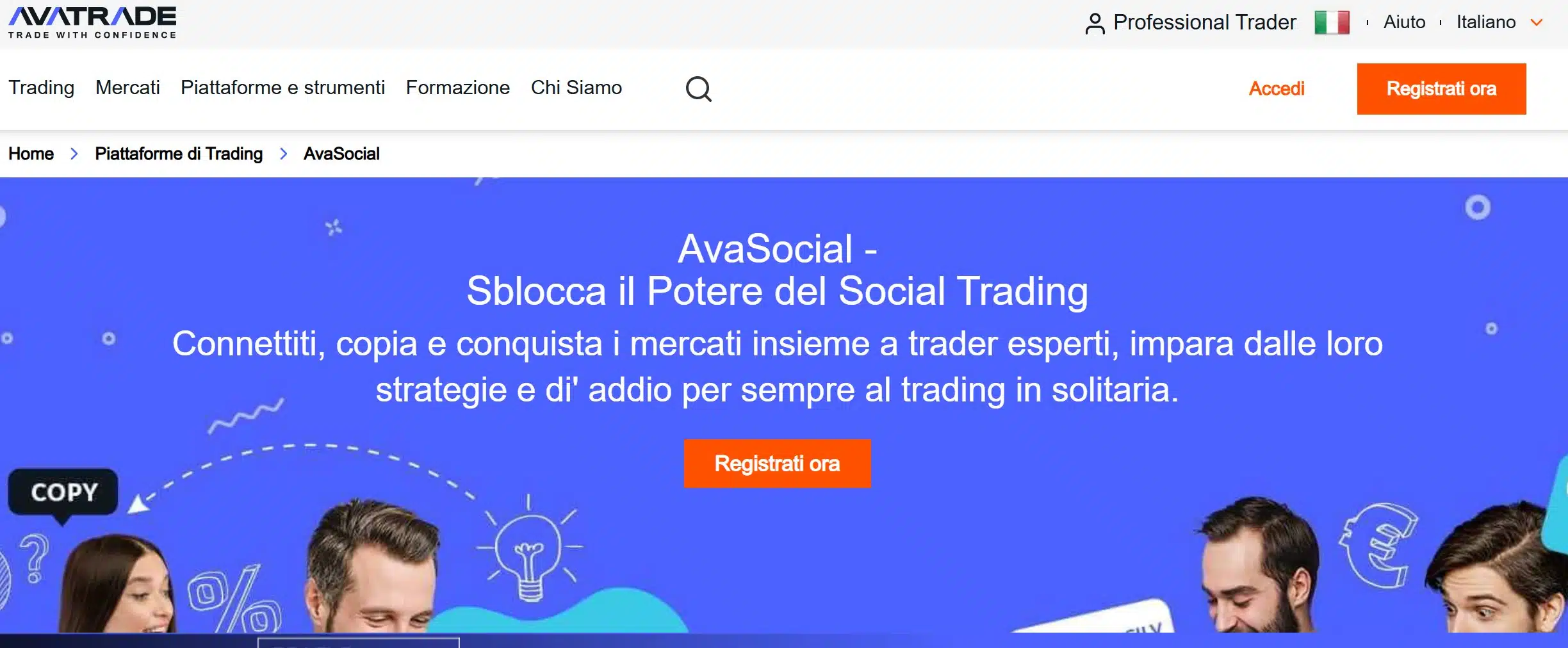 AvaTrade - migliori piattaforme copy trading